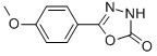 1,3,4-Oxadiazol-2(3h)-one, 5-(4-methoxyphenyl)- Structure,41125-75-1Structure