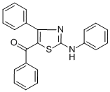 Phenyl-(4-phenyl-2-phenylamino-thiazol-5-yl)-methanone Structure,4123-32-4Structure