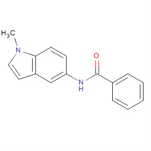 (9ci)-n-(1-甲基-1H-吲哚-5-基)-苯甲酰胺结构式_412966-69-9结构式