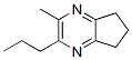 5H-cyclopentapyrazine,6,7-dihydro-2-methyl-3-propyl-(9ci) Structure,41330-37-4Structure