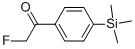 (9ci)-2-氟-1-[4-(三甲基甲硅烷基)苯基]-乙酮结构式_413598-85-3结构式