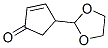 2-Cyclopenten-1-one, 4-(1,3-dioxolan-2-yl)- Structure,413621-83-7Structure