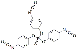 Tris(4-isocyanatophenyl) thiophosphate Structure,4151-51-3Structure