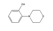 2-(4-吗啉)苯酚结构式_41536-44-1结构式