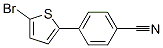 4-(5-Bromothiophen-2-yl)benzonitrile Structure,415718-60-4Structure