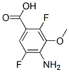 (9ci)-4-氨基-2,5-二氟-3-甲氧基-苯甲酸结构式_415965-58-1结构式