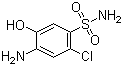 4-氨基-2-氯-5-羟基苯磺酰胺结构式_41606-65-9结构式