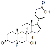 (5beta,7alpha)-7-Hydroxy-3-Oxocholan-24-Oic Acid Structure,4185-00-6Structure