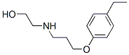 Ethanol, 2-[[3-(4-ethylphenoxy)propyl]amino]-(9ci) Structure,418776-67-7Structure