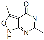 (9ci)-3,6-二甲基-异噁唑并[3,4-d]嘧啶-4(1h)-酮结构式_41896-90-6结构式