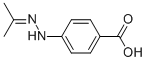 (9ci)-4-[(1-甲基亚乙基)肼基]-苯甲酸结构式_41902-73-2结构式