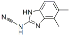 (9ci)-(4,5-二甲基-1H-苯并咪唑-2-基)-氨腈结构式_41926-67-4结构式