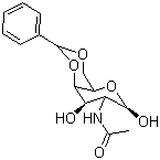 2-乙酰氨基-4,6-邻亚苄基-2-脱氧-D-半乳糖结构式_420118-03-2结构式