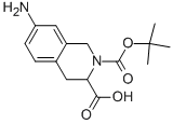 7-氨基-2-(叔丁氧基羰基)-1,2,3,4-四氢异喹啉-3-羧酸结构式_420788-05-2结构式