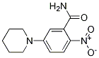 2-硝基-5-(1-哌啶)-苯甲酰胺结构式_421558-77-2结构式