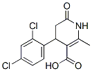 4-(2,4-Dichlorophenyl)-1,4,5,6-tetrahydro-2-methyl-6-oxo-3-pyridinecarboxylic acid Structure,423120-07-4Structure