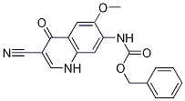 (3-Cyano-1,4-dihydro-6-methoxy-4-oxo-7-quinolinyl)carbamic acid phenylmethyl ester Structure,423180-64-7Structure