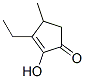 3-Ethyl-2-hydroxy-4-methylcyclopent-2-en-1-one Structure,42348-12-9Structure