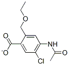 4-Acetamino-5-chloro-2-ethoxy methyl benzoate Structure,4235-43-2Structure