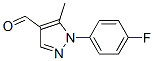 1-(4-氟苯基)-5-甲基-1H-吡唑-4-甲醛结构式_423768-41-6结构式