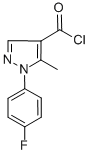 1-(4-氟苯基)-5-甲基-1H-吡唑-4-羰酰氯结构式_423768-49-4结构式