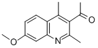 1-(7-Methoxy-2,4-dimethyl-3-quinolinyl)ethanone Structure,42465-20-3Structure