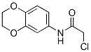 2-氯-N-(2,3-二氢苯并[1,4]二噁英-6-基)-乙酰胺结构式_42477-07-6结构式