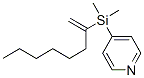 Pyridine, 4-[dimethyl(1-methyleneheptyl)silyl]-(9ci) Structure,424822-25-3Structure