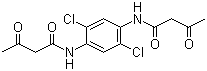 双乙酰乙酰-2,5-二氯对苯二胺结构式_42487-09-2结构式