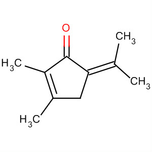 (9ci)-2,3-二甲基-5-(1-甲基亚乙基)-2-环戊烯-1-酮结构式_42507-33-5结构式