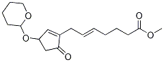 7-[5-氧代-3-[(四氢-2H-吡喃-2-基)氧基]-1-环戊烯-1-基]-5-庚烯酸甲酯结构式_42542-01-8结构式