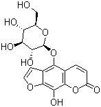 8-Hydroxy-5-O-beta-D-glucopyranosylpsoralen Structure,425680-98-4Structure