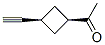 Ethanone, 1-(3-ethynylcyclobutyl)-, cis-(9ci) Structure,42809-44-9Structure