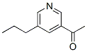 Ethanone, 1-(5-propyl-3-pyridinyl)-(9ci) Structure,42972-48-5Structure