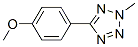 5-(4-Methoxy-phenyl)-2-methyl-2H-tetrazole Structure,43131-50-6Structure