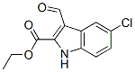 5-Chloro-3-formyl-1H-indole-2-carboxylic acid ethyl ester Structure,43142-76-3Structure