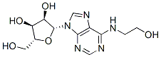 (2R,3r,4s,5r)-2-(6-((2-羟基乙基)氨基)-9h-嘌呤-9-基)-5-(羟基甲基)四氢呋喃-3,4-二醇结构式_4338-48-1结构式