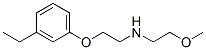 Ethanamine, n-[2-(3-ethylphenoxy)ethyl]-2-methoxy-(9ci) Structure,433945-47-2Structure