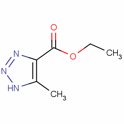 1H-1,2,3-triazole-4-carboxylic acid, 5-methyl-, ethyl ester Structure,4343-73-1Structure