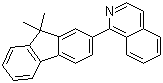 1-(9,9-二甲基芴-2-基)异喹啉结构式_435277-99-9结构式