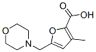 3-Methyl-5-morpholin-4-ylmethyl-furan-2-carboxylic acid Structure,435342-23-7Structure