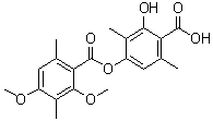 地弗地衣酸结构式_436-32-8结构式