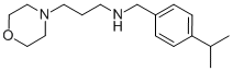 (4-异丙基苄基)-(3-吗啉-4-丙基)-胺结构式_436086-82-7结构式