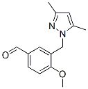 3-(3,5-Dimethyl-pyrazol-1-ylmethyl)-4-methoxy-benzaldehyde Structure,436086-91-8Structure