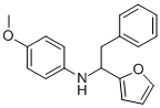 (1-Furan-2-yl-2-phenyl-ethyl)-(4-methoxy-phenyl)-amine Structure,436087-20-6Structure