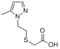 [2-(5-Methyl-pyrazol-1-yl)-ethylsulfanyl]-aceticacid Structure,436088-32-3Structure