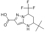 5-Tert-butyl-7-trifluoromethyl-4,5,6,7-tetrahydro-pyrazolo[1,5-a]pyrimidine-2-carboxylicacid Structure,436088-41-4Structure