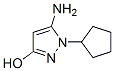 5-氨基-1-环戊基-1H-吡唑-3-醇结构式_436088-87-8结构式