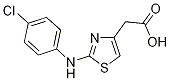 2-[(4-Chlorophenylamino)thiazol-4-yl]acetic acid Structure,436094-81-4Structure