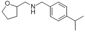 (4-异丙基苄基)(四氢呋喃-2-甲基)胺结构式_436096-82-1结构式